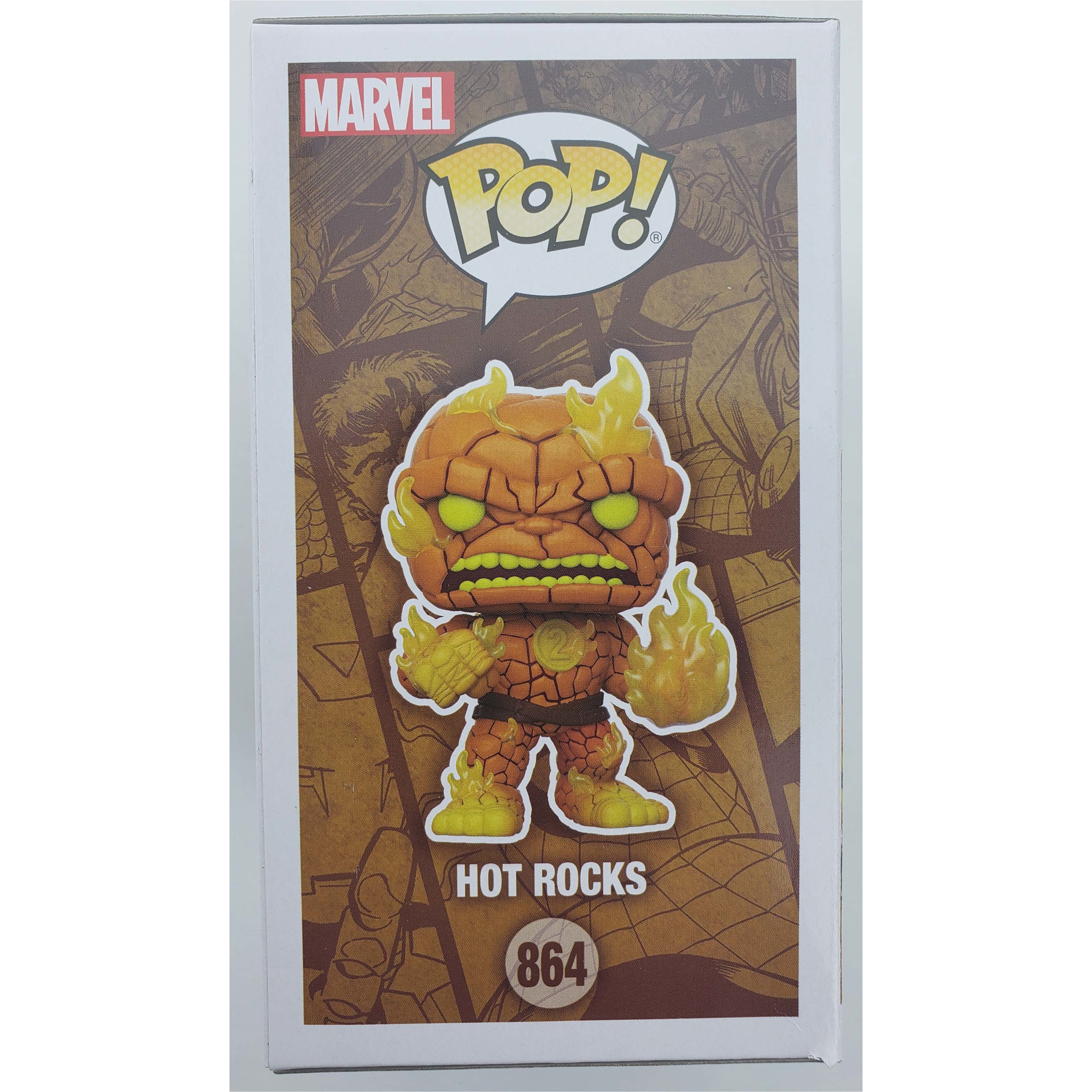 Funko Pop! Marvel Infinity Warps Hot Rocks #864 Fantastic 4 Thing